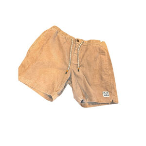 Men's howler bros Tan Corduroy Shorts Waist 38